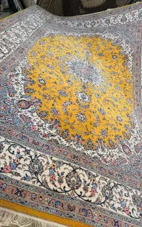 جفت۹متری کاشان کرک‌ وابریشم(فرش خیام)