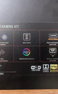 لپ‌تاپ گیمینگ ASUS TUF Gaming A17. Ryzen7.RTX 3070