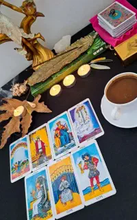 فال ماه تاروت قهوه