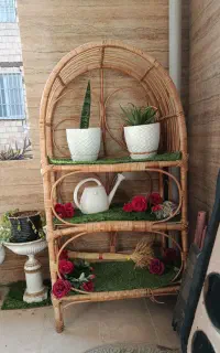 استند حصیری سه طبقه