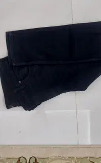 شلوارمشکی کتان کش درحدنو سایز۳۸ مردانه