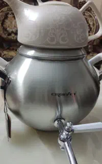 کتری قوری کیانا مات کف چدن دسته ترک