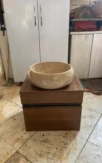 روشویی ضد اب همراه سنگ