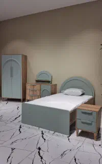 تخت نوزاد نوجوان سیسمونی دوطبقه کابینت کمد دیواری