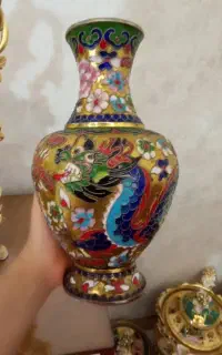 تابلو چینی مجسمه گلدان شمعدان کنارسالنی دیوار کوب