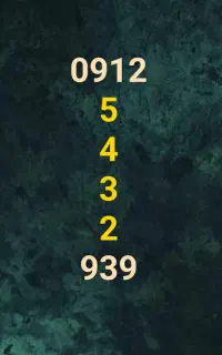 939  2 3 4 5  0912