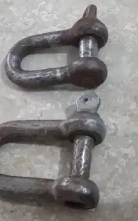 شیگل فولادی جر ثقیل و زنجیر مهار کردن بار