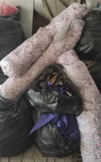تکه پارچه در ابعاد مختلف کوچک و بزرگ طرحدار و ساده