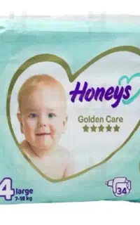 پوشک هانیز سایز ۳ و۴