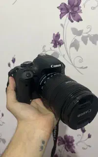 دوربین750D کنون لنز۱۵،۱۳۵ کم کار