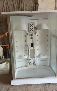 دوش ایستاده فول شیشه ای موزیک دار
