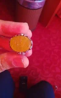 انگشتر نقره شرف شمس خط رکاب صفوی