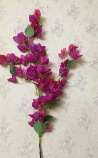 گل کاغذی شاخه ۳۹۰تومان پر گل ۱۲عدد موجود هست