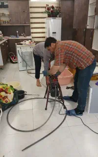 لوله بازکن بافنربرقی فنر زنی نشتیاب ۲۰۰ چاه زن
