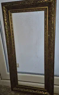 قاب طلایی مخصوص آینه وعکس وگل خشک