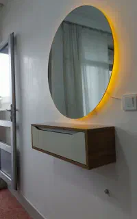 آیینه چراغدار دیواری