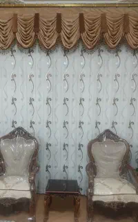 پرده ووالان دوخته شده برای ۶متروارتفاع ۳متر