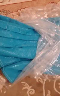 پرده آبی براق