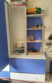 کتابخانه و میز ارایش