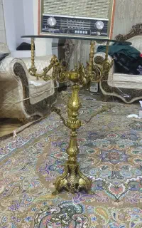 میز برنز وقندان برنز