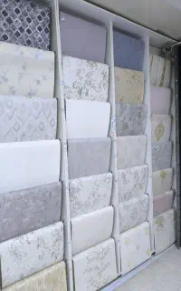 پخش کاغذ دیواری قرنیز pvc و برچسب کابینت های گلس