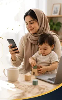 با گوشی دستت به در آمد برس