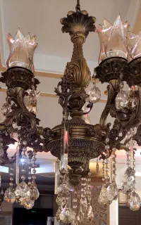 ۳ عدد لوستر برنز