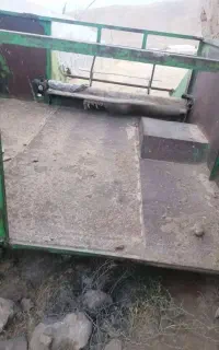 درگر پشت تراکتوری