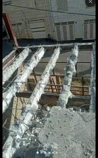 تخریب ساختمان کلی و جزیی حذف ستون تخریب تیغه ها