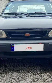 پراید مدل ۸۴ مشکی شاسی پلمپ