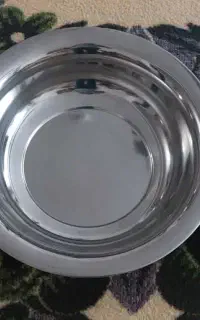 سه تا لگن استیل قدیمی
