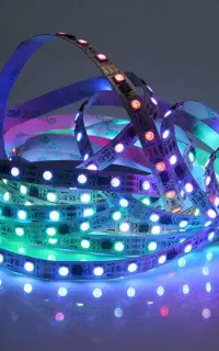 ریسه RGB آی سی دار ۱۲ ولت برنامه پذیر