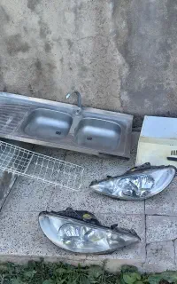 سینک ظرفشویی با شیر، آبچکان،هود، چراغ جلو 206