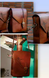 آموزش چرمدوزی ودوخت کیفهای دست دوز