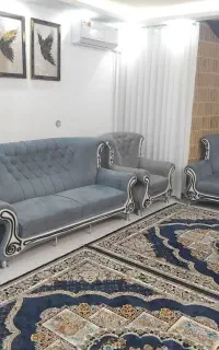 مبل راحتی 7نفره،پارچه تمیز و فوم نو