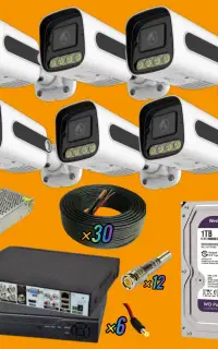 دوربین مداربسته کیس61ذخیره تصویر15روز 6 تایی فولHD