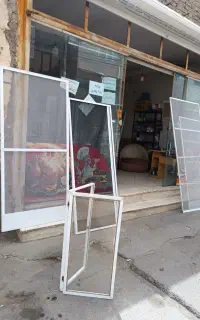 درب پنجره توری کشویی ساده آلمینیومی توری مگنتی