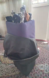 تخت کودک مدل تاشو رنگ بنفش