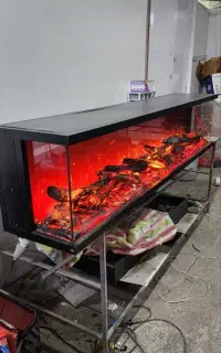 تولیدی شومینه برقی شومینه گازی زیر TV دکوراتیو lcd