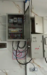 برق کارساختمان مونتاژ تابلو تعمیر پمپ آب بالابر