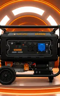 موتوربرق تکفاز و سه‌فاز کینگ‌وی ۶.۵ کیلووات/6.5 Kw
