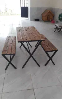 میز و صندلی کافه ای و تخت سنتی