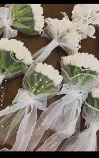 دسته گل عروس lili