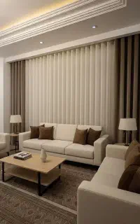 فروش انواع پرده مینمال حریر زبرا