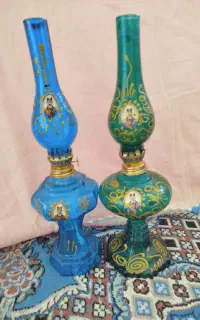 دوتا چراغ نفتی سالم نو عتیقه