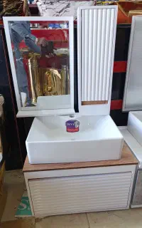 روشویی کابینتی فول ست (سه تیکه)