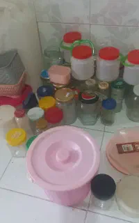 قوطی شیشه و پلاستیک