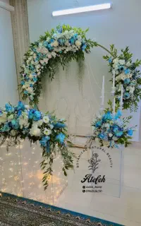 گل آرایی نامزدی خنچه بله برون ماشین عروس دسته گل