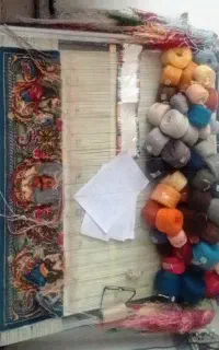 فرش نیمه کاره زرنیم کامپیوتری
