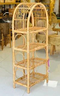 استند حصیری چهار طبقه